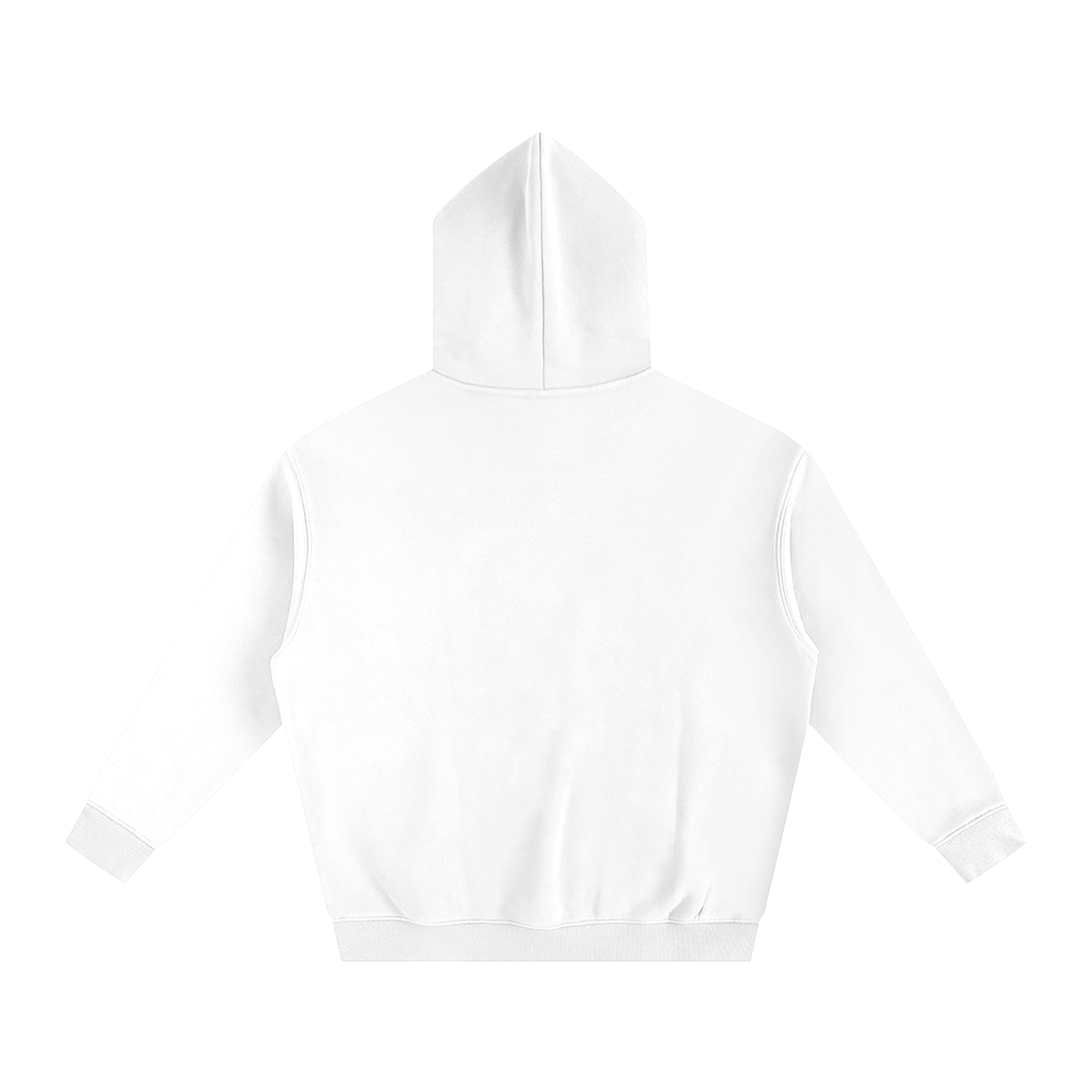 Oversize Fleeced Hoodie in White color with a stylish hooded design