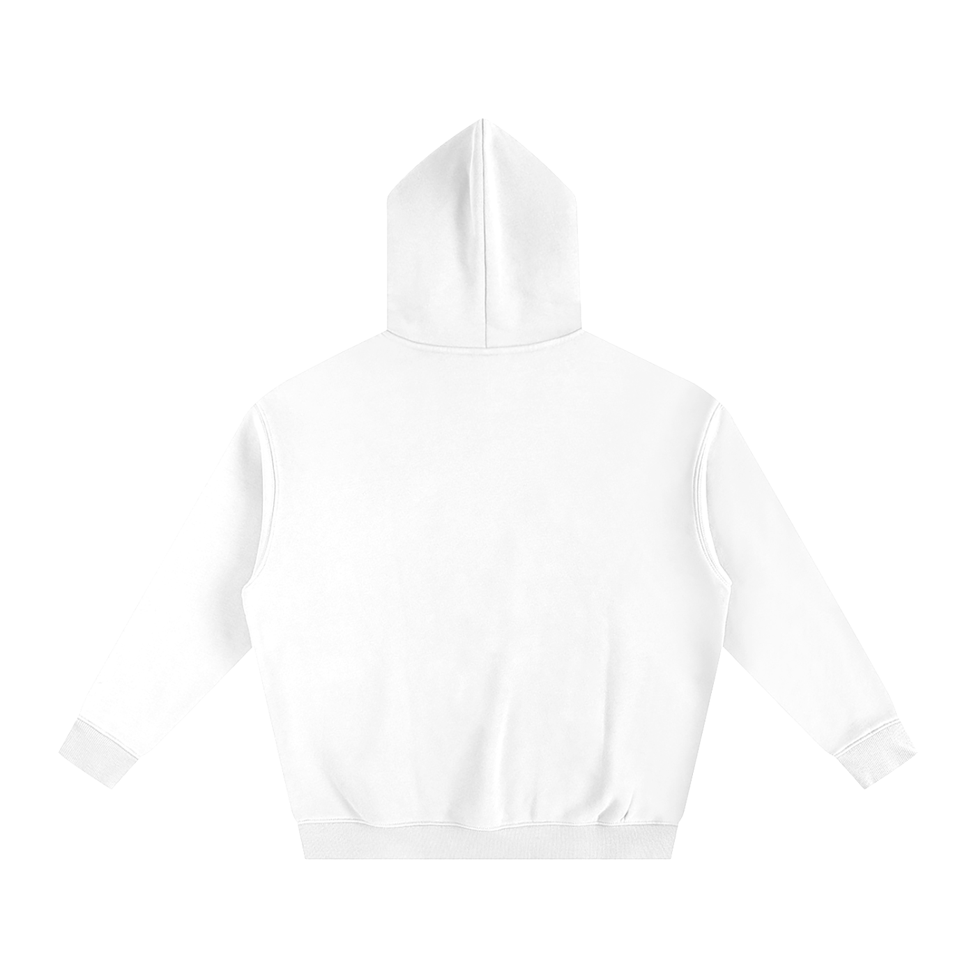 Oversize Fleeced Hoodie in White color with a stylish hooded design