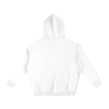 Oversize Fleeced Hoodie in White color with a stylish hooded design