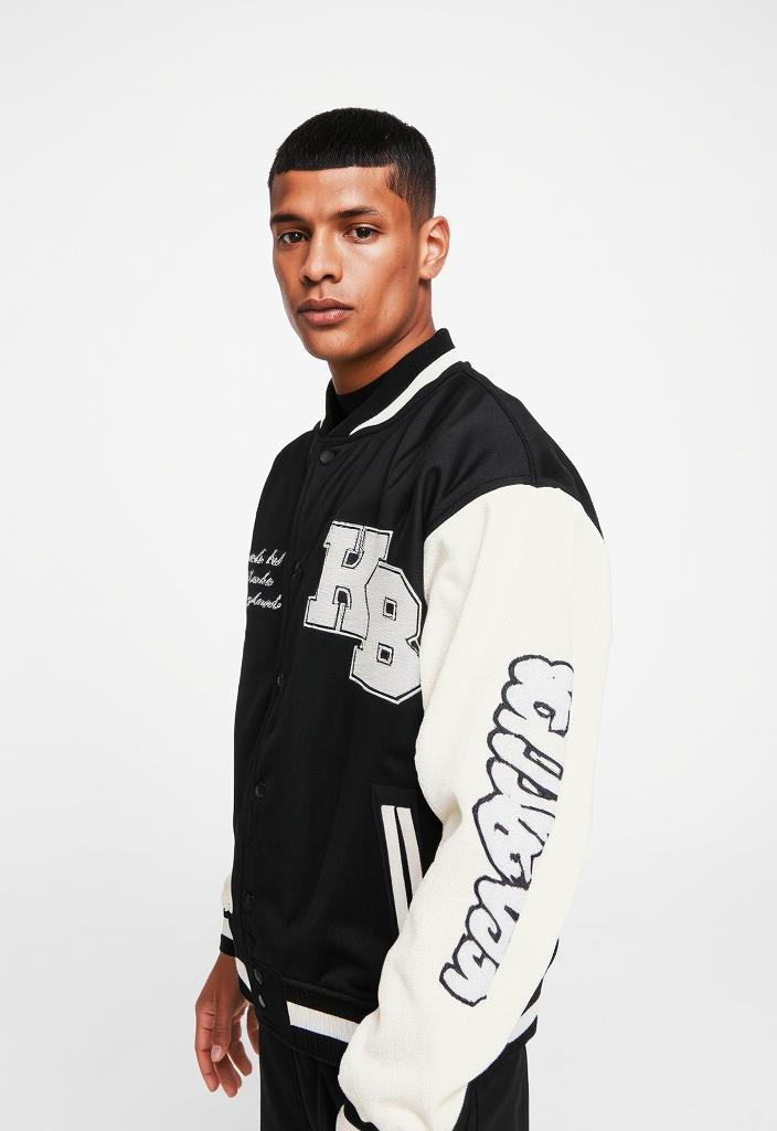 Oversized Varsity Street Jacket - Men’s Bomber Jacket