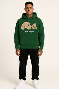 Palm Angels BEAR HOODIE - 100% Cotton