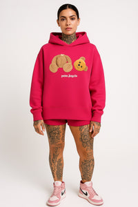 Palm Angels BEAR HOODIE - 100% Cotton