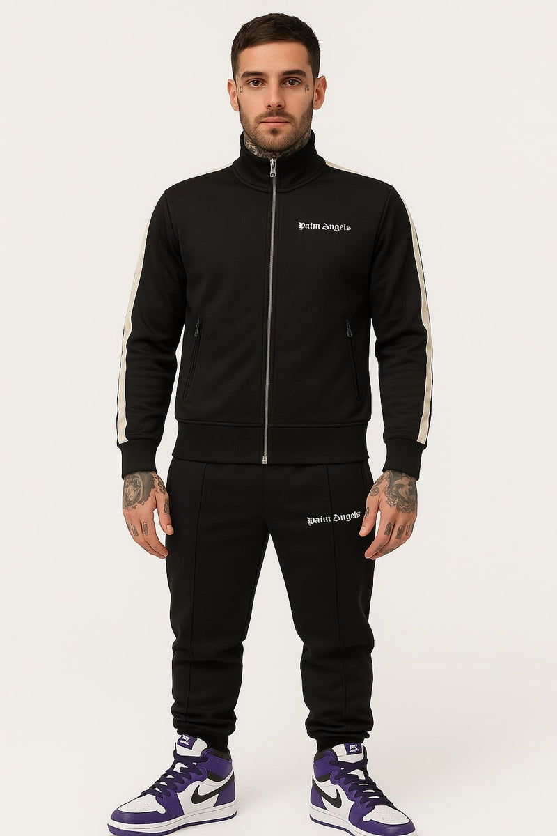 Palm Angels Grön Träningsjacka för Herrar