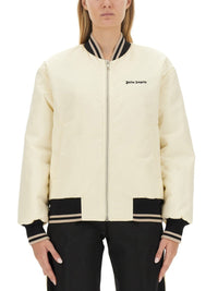 Palm Angels BOMBER JACKET - White - White / S