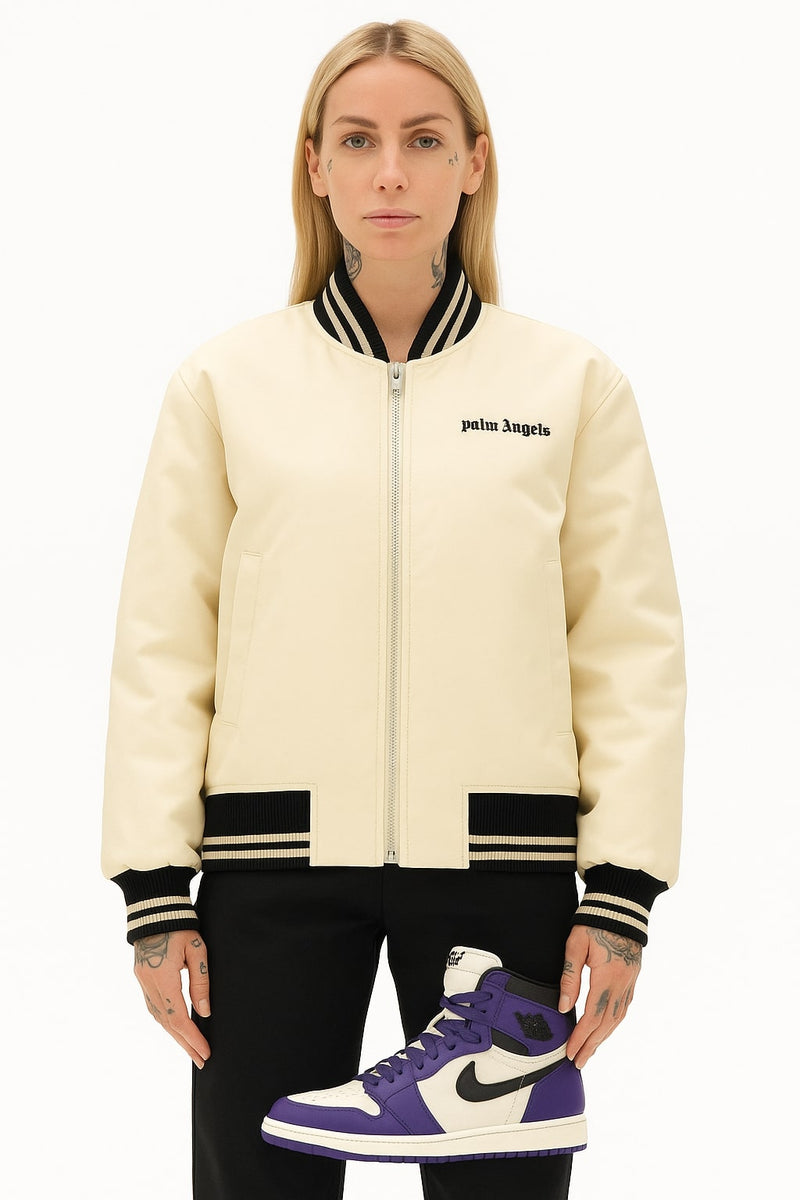 Palm Angels BOMBER JACKET - White