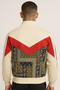 Palm Angels CAMO TRACK JACKET - Beige / 10