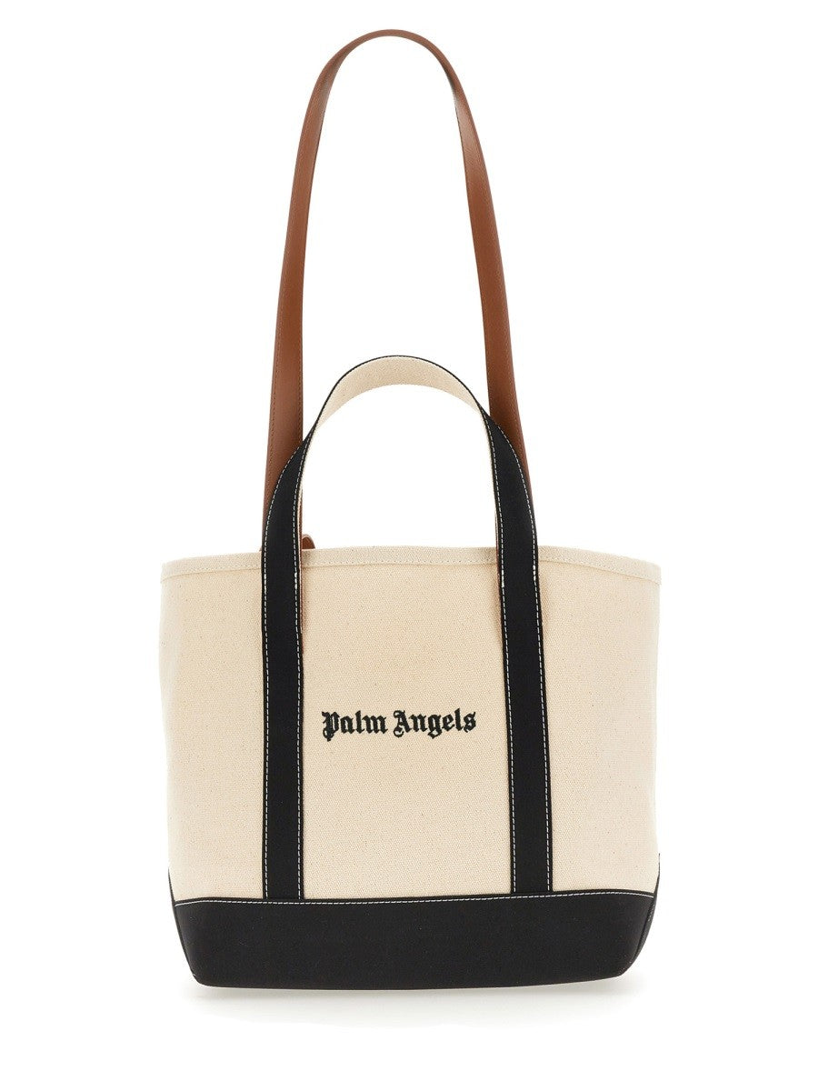 Palm Angels Canvas-väska med logotyp