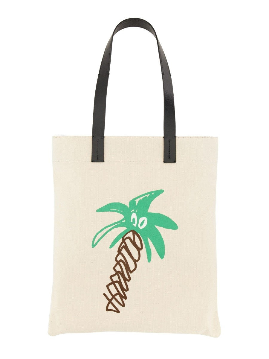 Palm Angels Canvas Tote Bag