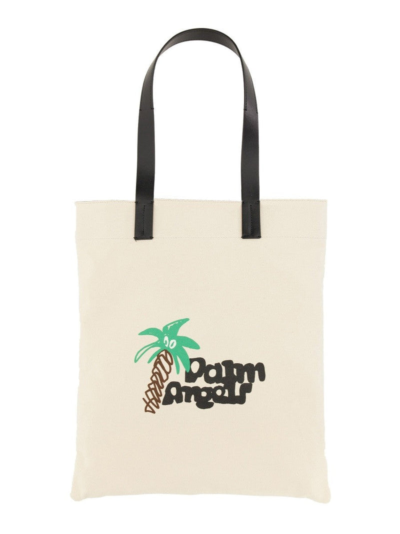 Palm Angels Canvas Tote Bag