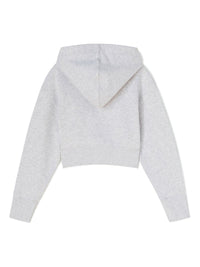 Palm Angels CROPPED HOODIE - Gray / 8