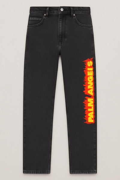 Palm Angels DENIM PANT FIRE