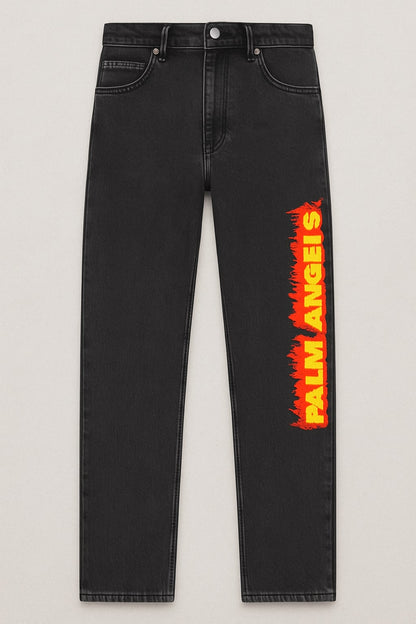 Palm Angels DENIM PANT FIRE