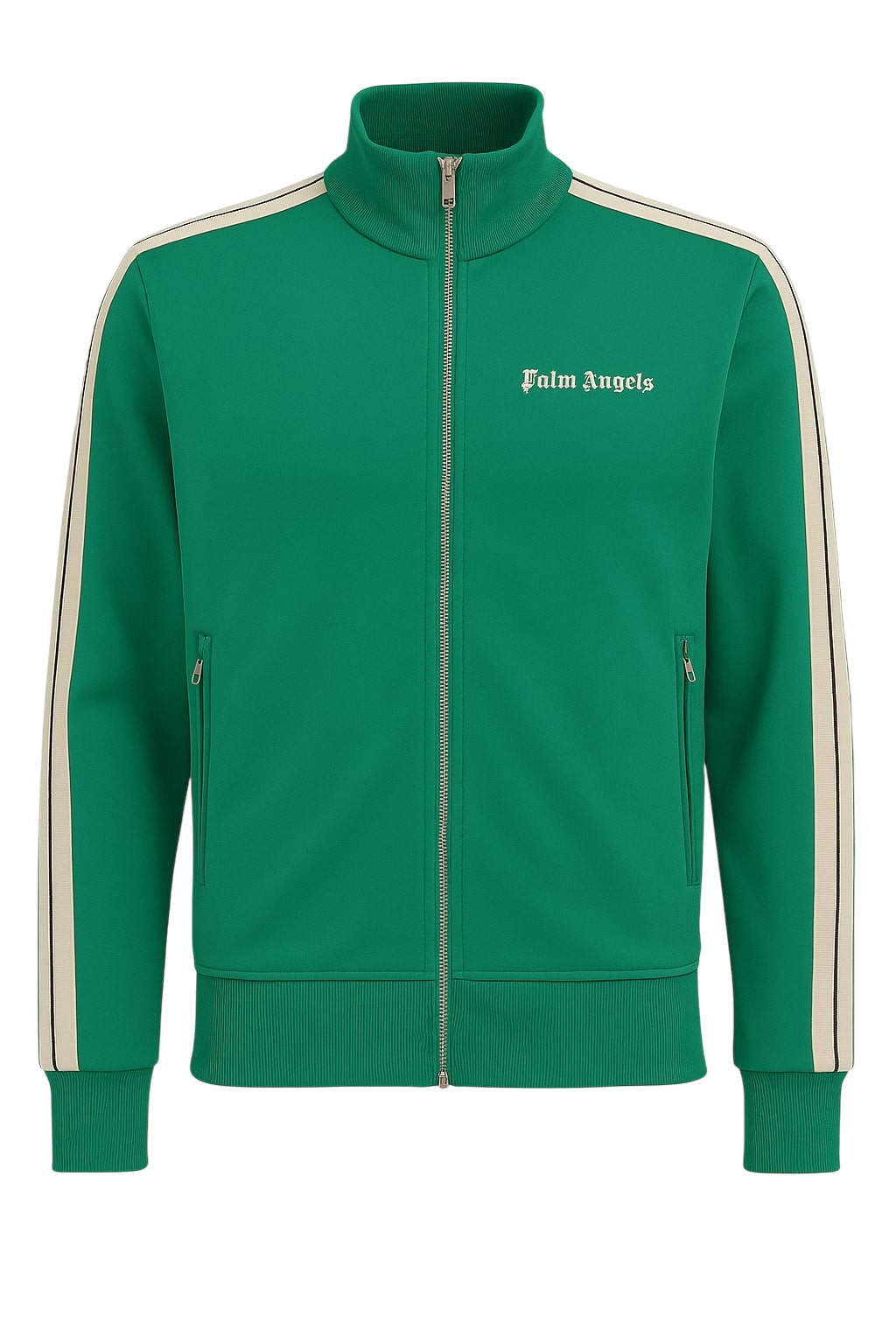 Palm Angels Green Track Jacket for Men