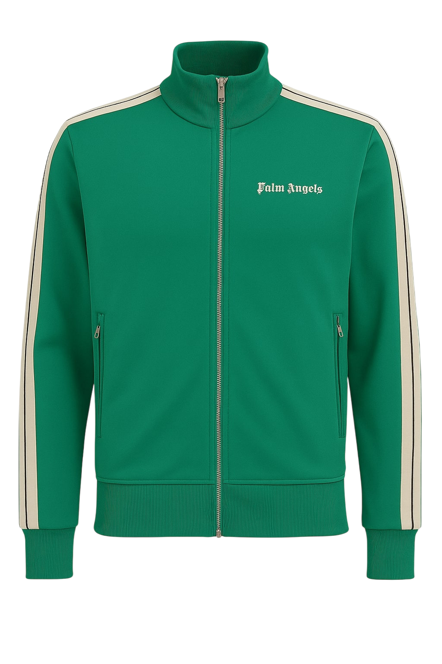 Palm Angels Green Track Jacket for Men