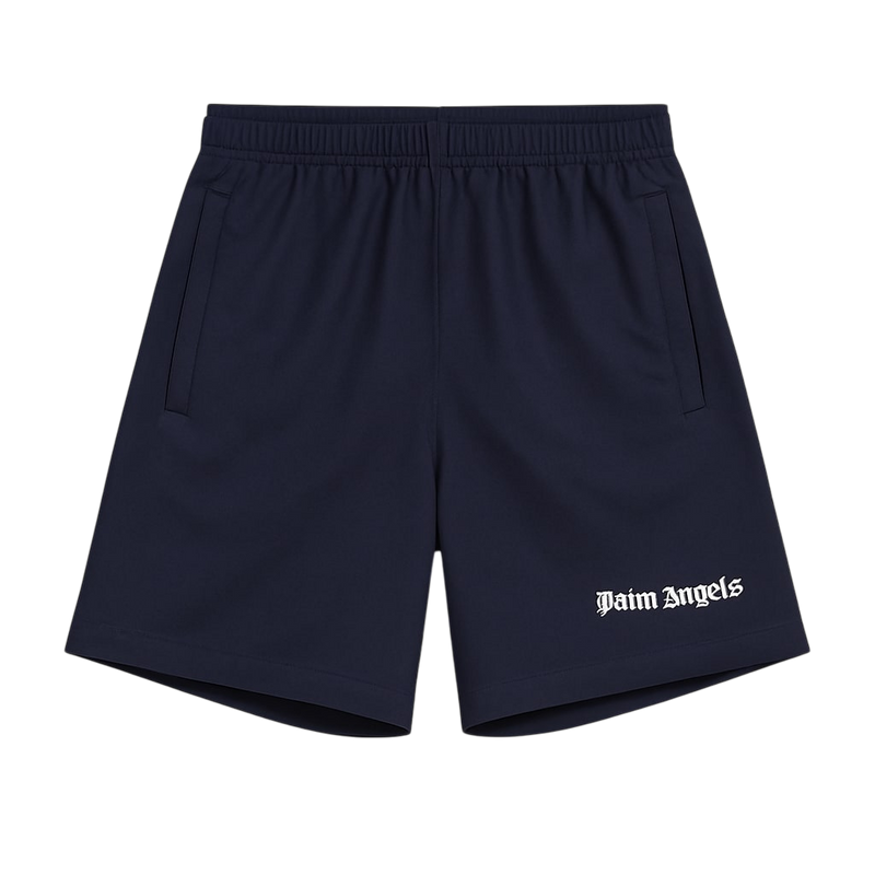 Palm Angels LOGOTYPSHORT - MARINBLÅ