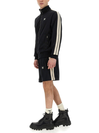Palm Angels MONOGRAM BERMUDA SHORTS - Black / M – hover