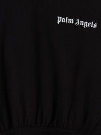 Palm Angels NEW TRACK Hoodie Mini Dress - Black / 10