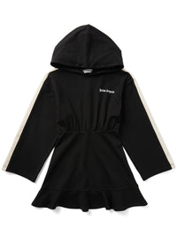 Palm Angels NEW TRACK Hoodie Mini Dress - Black / 10