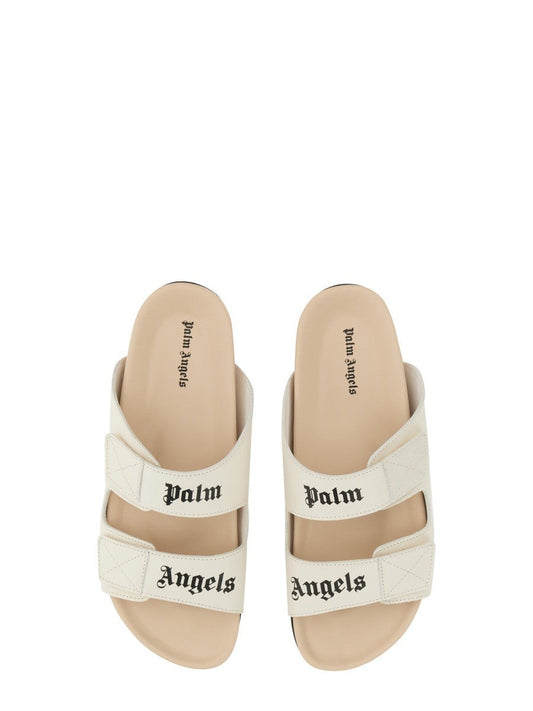 Palm Angels SANDAL WITH LOGO - White / 39