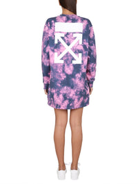 Palm Angels SWEATSHIRT DRESS - TIEDYE - Tie-dye / XS