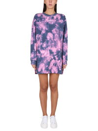 Palm Angels SWEATSHIRT DRESS - TIEDYE - Tie-dye / XS