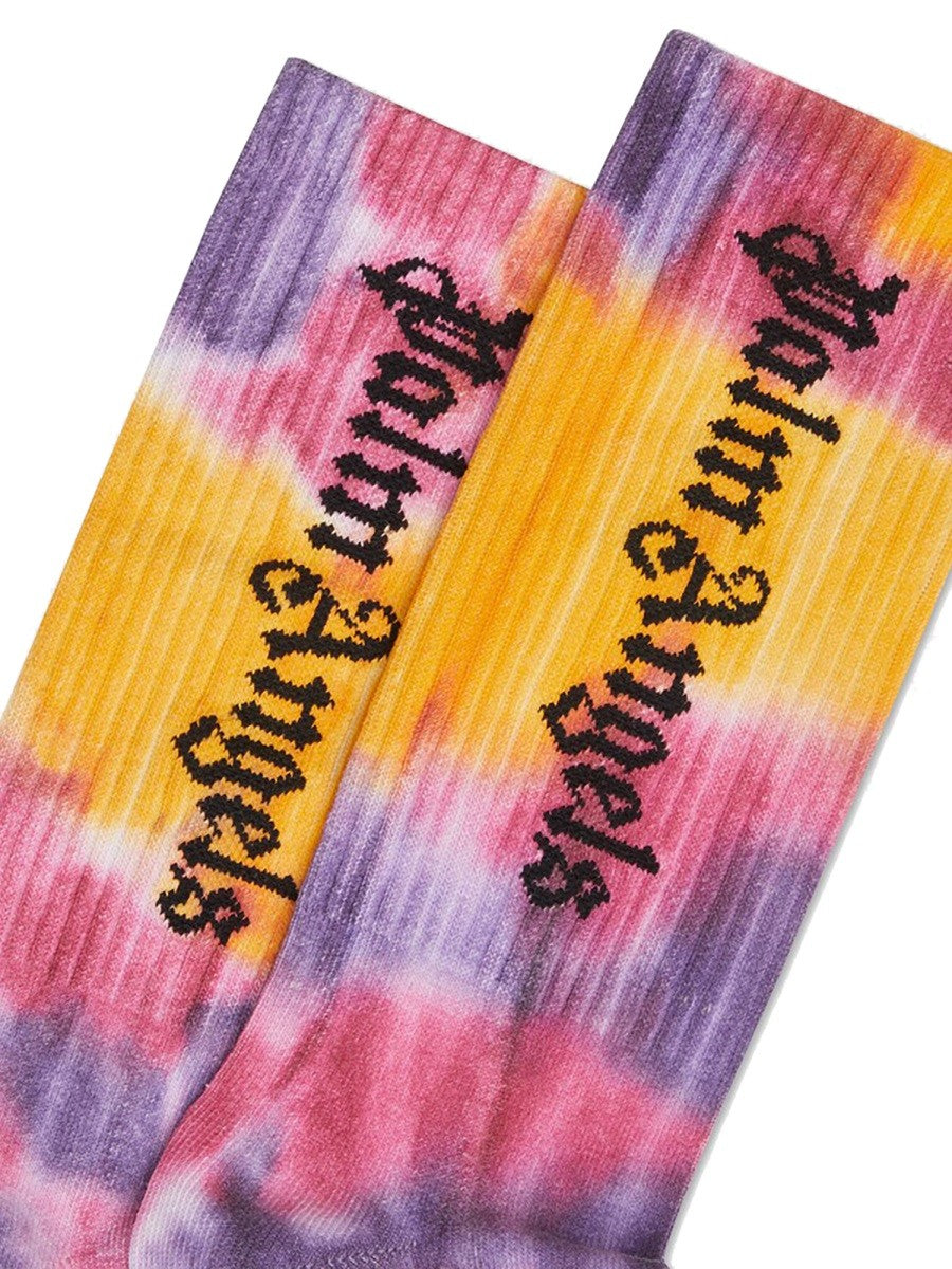 Palm Angels TIE-DYE LOGO SOCKS - Tie-dye / One size