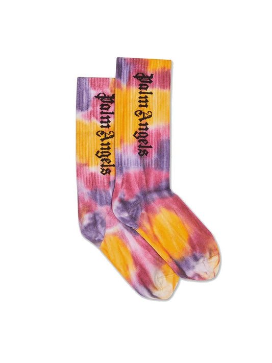 Palm Angels TIE-DYE LOGO SOCKS - Tie-dye / One size