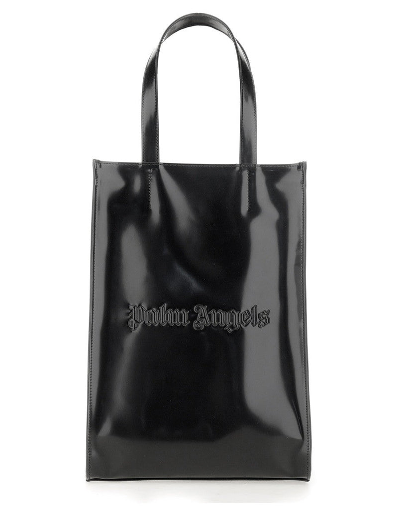 Palm Angels TOTE BAG WITH LOGO - BLACK