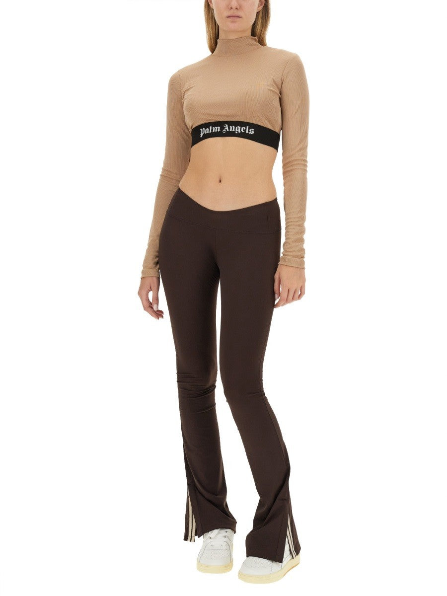 Palm Angels Women’s Cropped Turtleneck Top