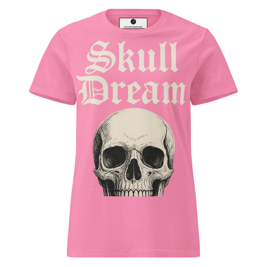 Rosa Dödskalle Dröm T-shirt