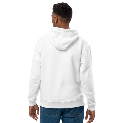 Premium Eco Essential Hoodie in a stylish white hooded sweatshirt design