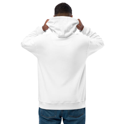 White Hooded Sweatshirt from Premium Eco Essential Hoodie collection