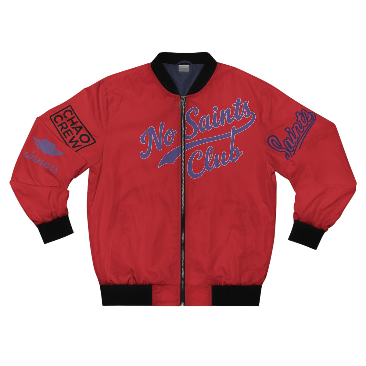 Red Bomber Jacket | No Saints Club - XS