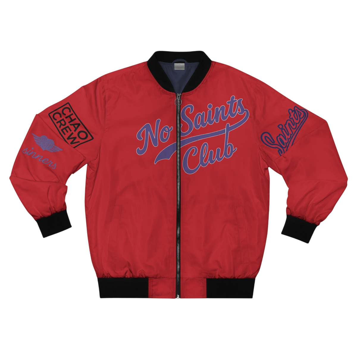 Red Bomber Jacket | No Saints Club