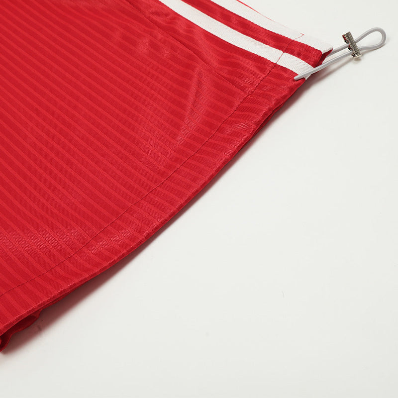 Red Retro Track Pants