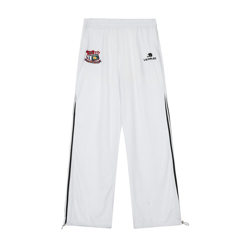 Red Retro Track Pants