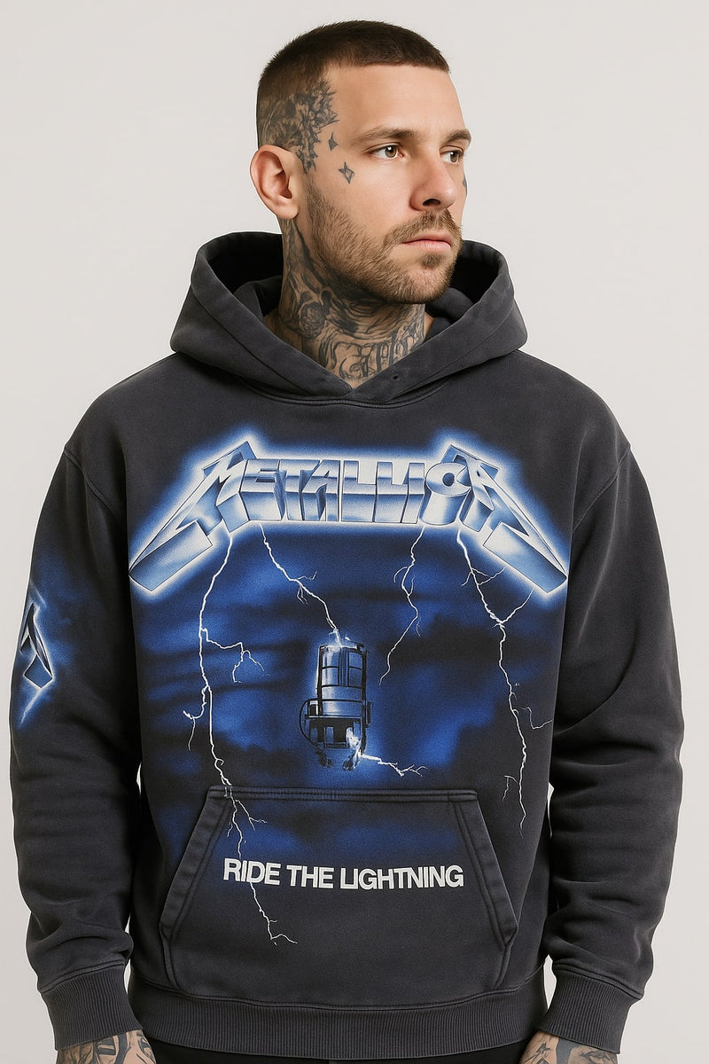 REPRESENT HOODIE-TRYCK MAXI METALLICA