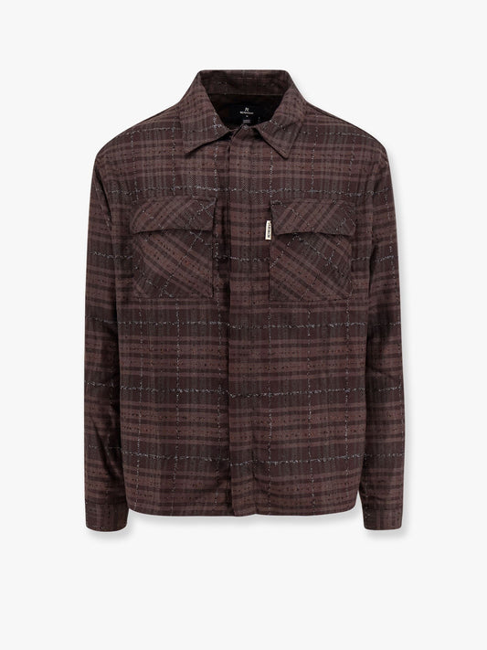 REPRESENT Madras FLANNNEL SHIRT - S / Brown