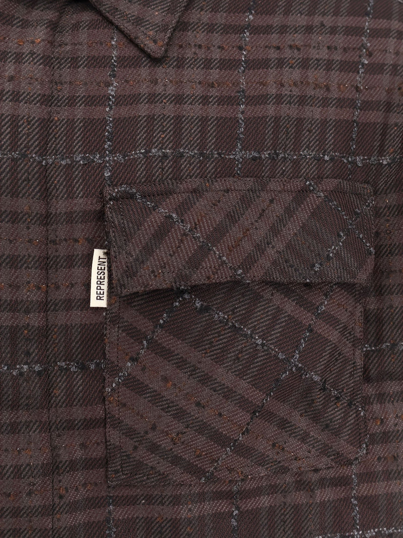 REPRESENT Madras FLANNNEL SHIRT