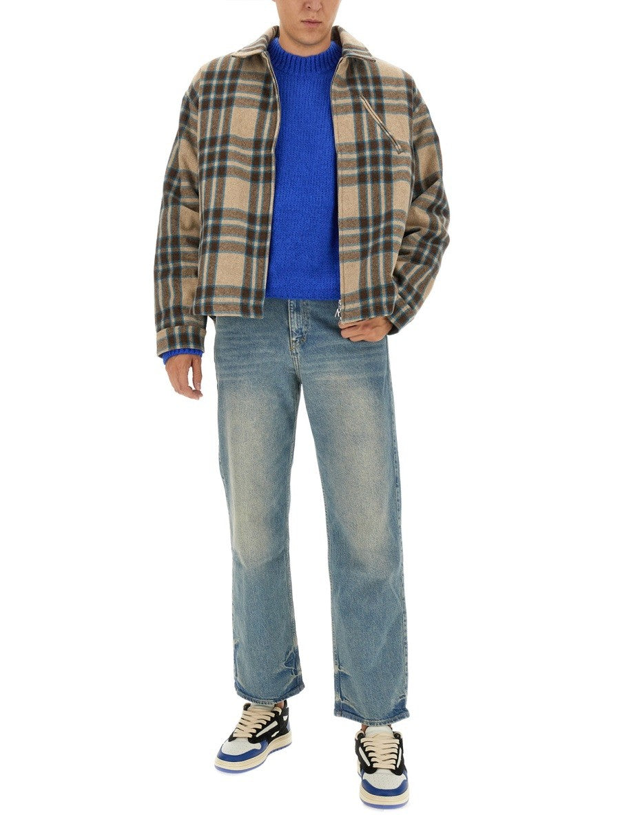 REPRESENT PLAID SHIRT - coffe / M