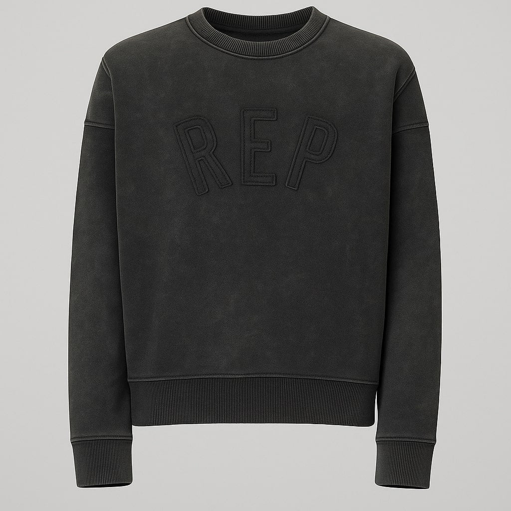 REPRESENT ’REP APPLIQUE’ SWEATSHIRT