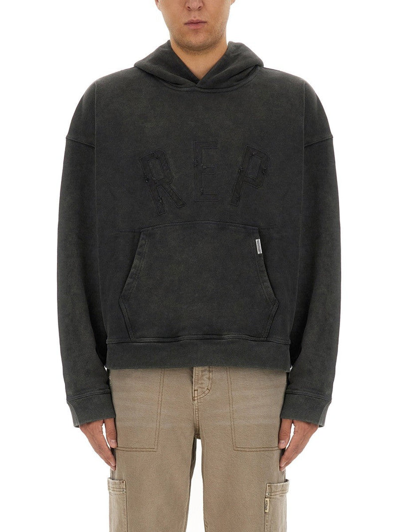 REPRESENT "REP APPLIQUE" SWEATSHIRT