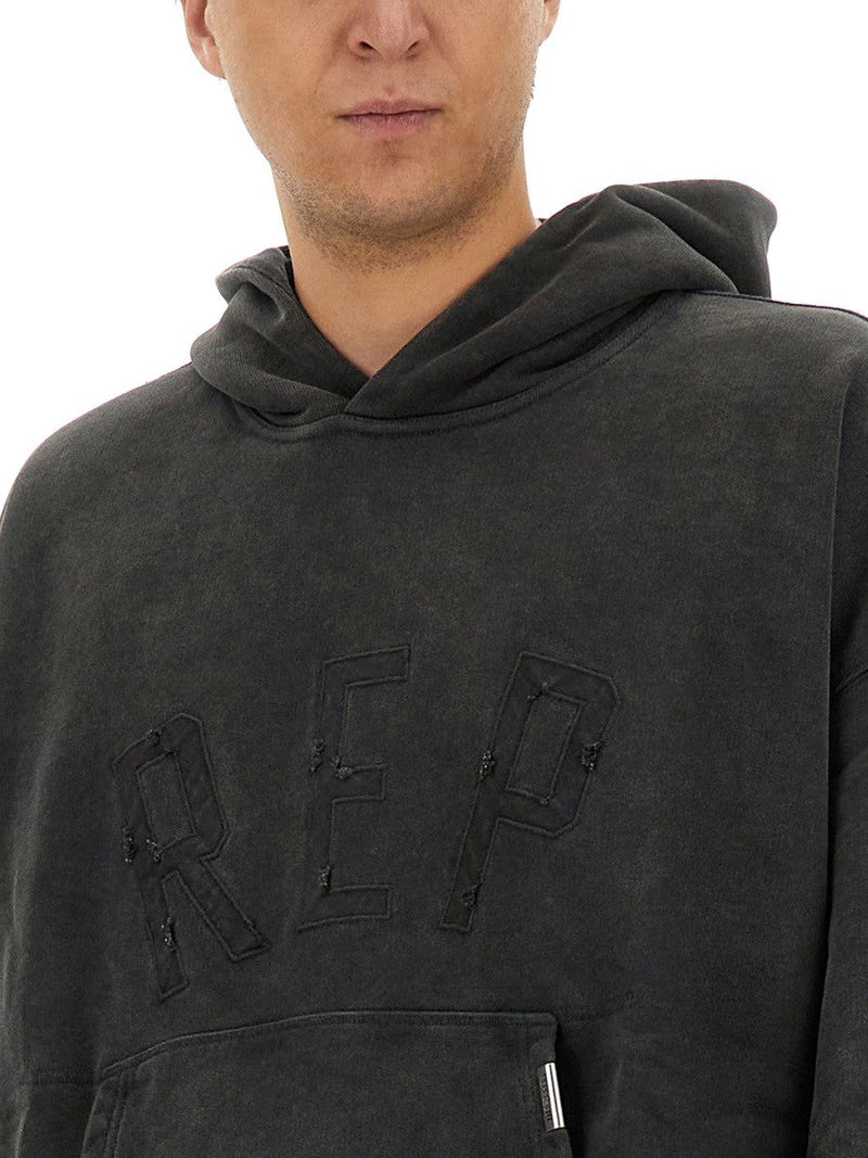 REPRESENT "REP APPLIQUE" SWEATSHIRT