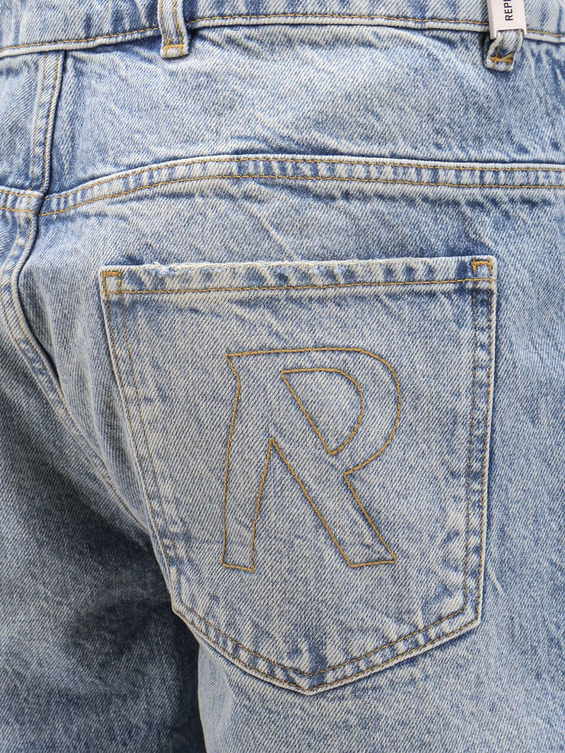REPRESENT Tailored Stone-Washed Denim