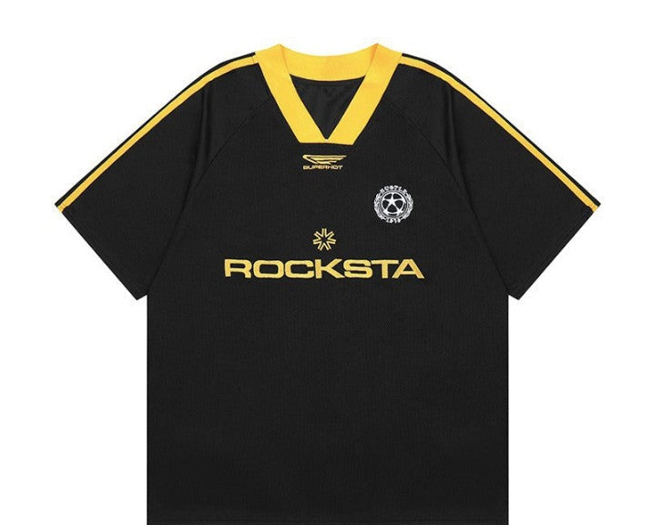 Retro Maroon Soccer Jersey