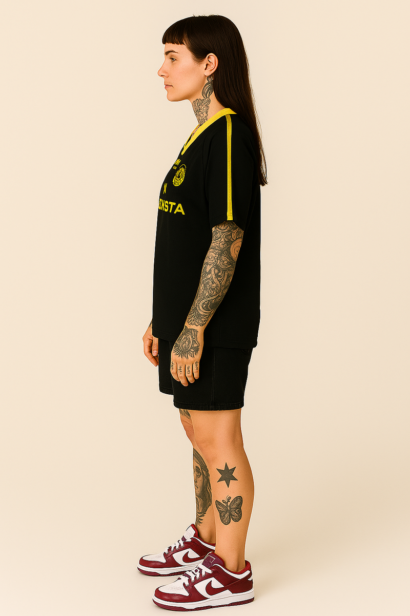 Retro Maroon Soccer Jersey