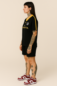 Retro Maroon Soccer Jersey