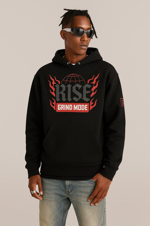 Rise Grind Mode Hoodie Black Pullover