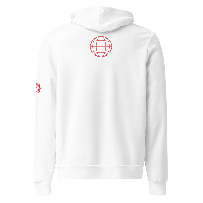 Rise Grind Mode Hoodie White Pullover