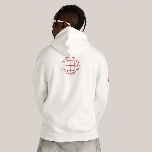 Rise Grind Mode Hoodie White Pullover — hover